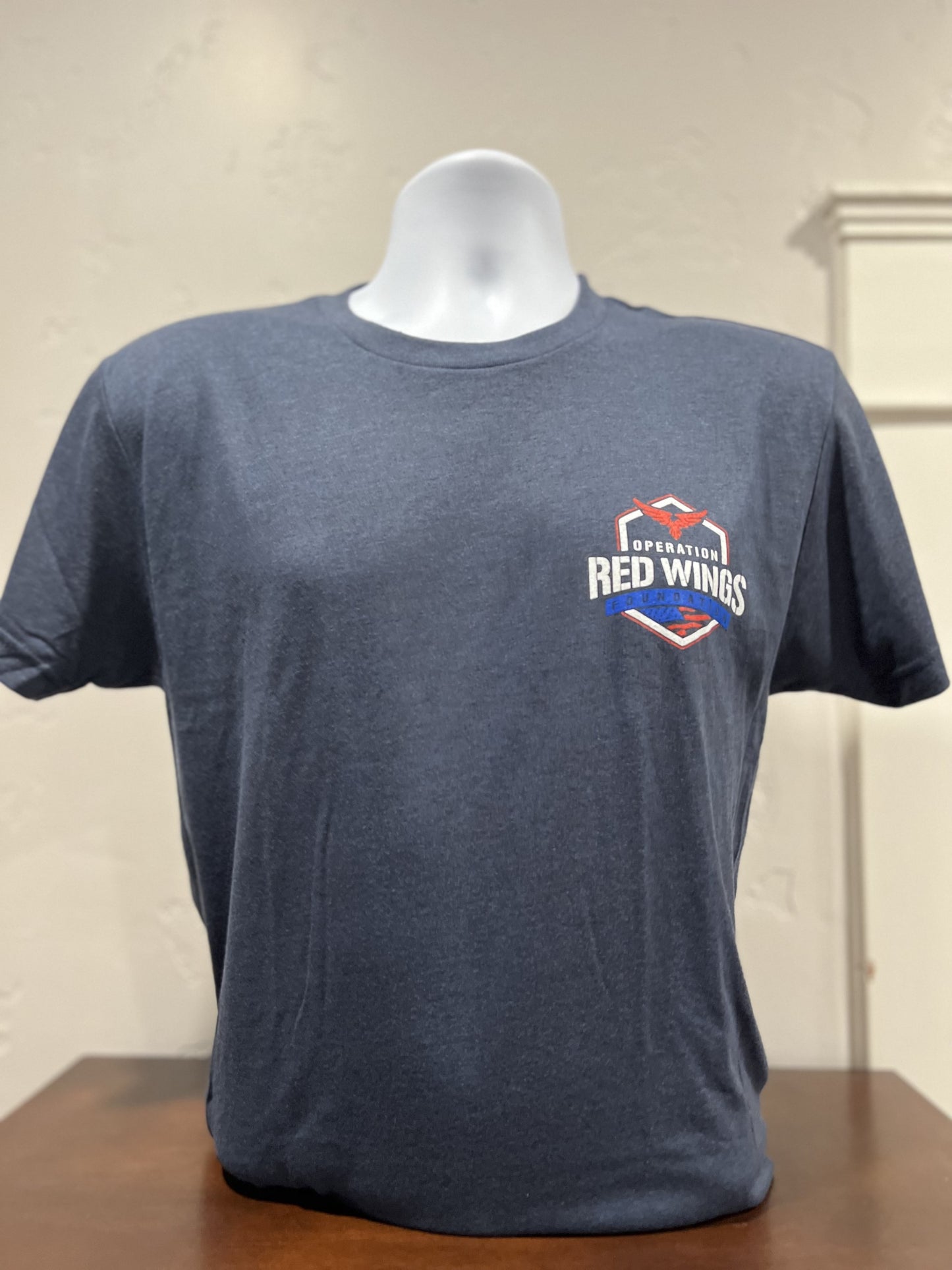 ORWF Classic T-Shirt Navy Distressed Flag
