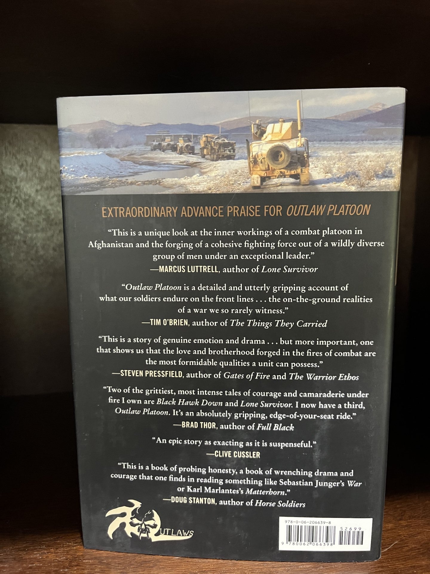 Autographed- Outlaw Platoon: Heroes, Renegades, Infidels, and the Brotherhood of War in Afghanistan