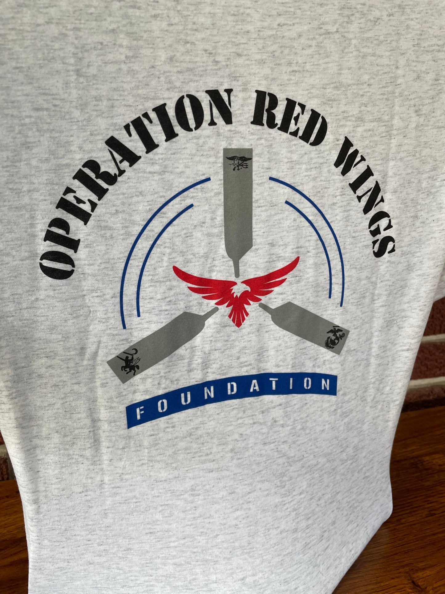 ORWF Heathered White Tee